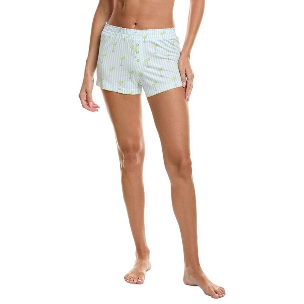 Pj Salvage Womens Playful Prints Short, Blue